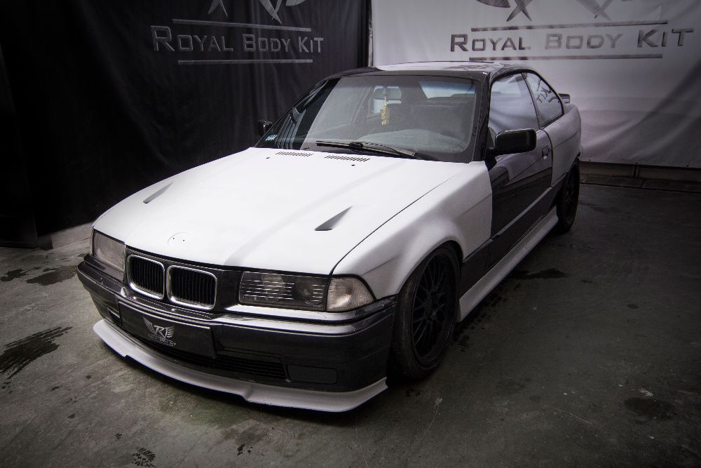 BMW E36 Rieger GT Look dokładka standardowy zderzak