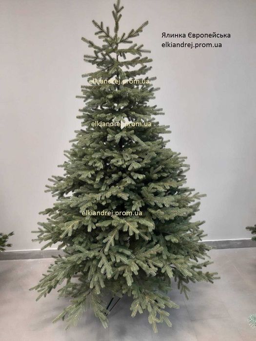 Ялинка лита Європейська штучна, топ продажів. Литая елка Європейская