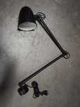 Lampa ścienna czarna regulowana