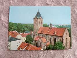 Stara widokówka pocztówka PRL BYCZYNA kościół gotycki