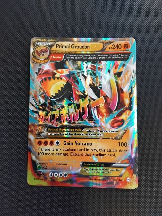 Primal Groudon EX 2015