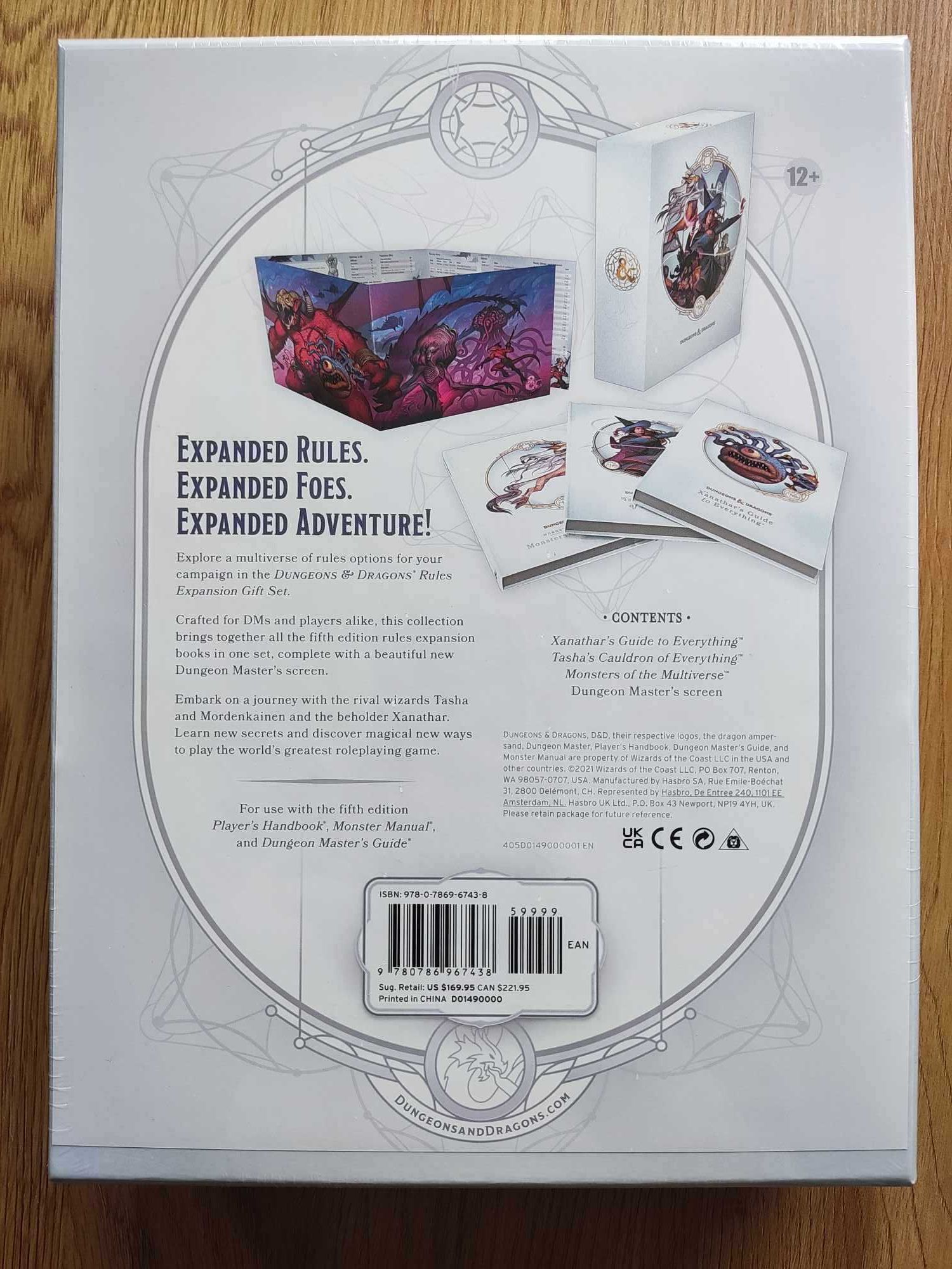 D&D 5e Rules Expansion Gift Set - alternate cover - nowe w folii