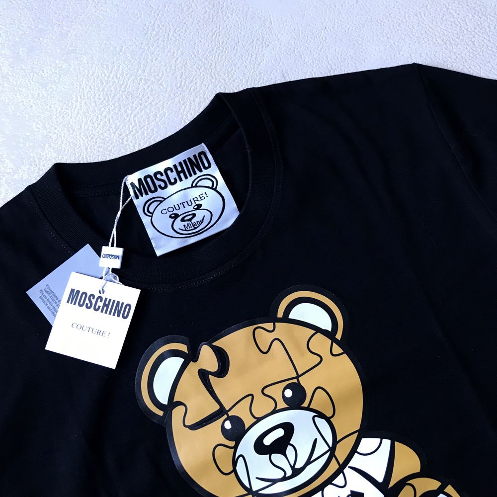 Moschino Футболка люкс якість 100% котон teddy bear / на подарунок