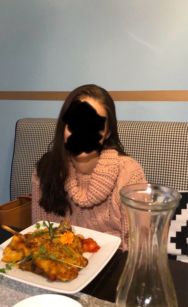 Sweter gruby z golfem, pudrowy róż, One size - pasuje na S-L