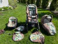 Bardzo wygodny wózek dziecięcy  (gondola, spacerówka, nosidełko.)