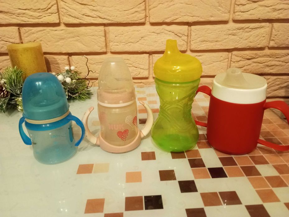 Пляшечки дитячі, поїльник