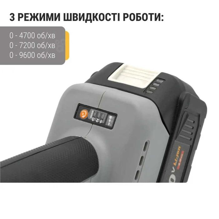 Акумуляторна болгарка Procraft industrial AG125B (без АКБ ЗП, тушка)