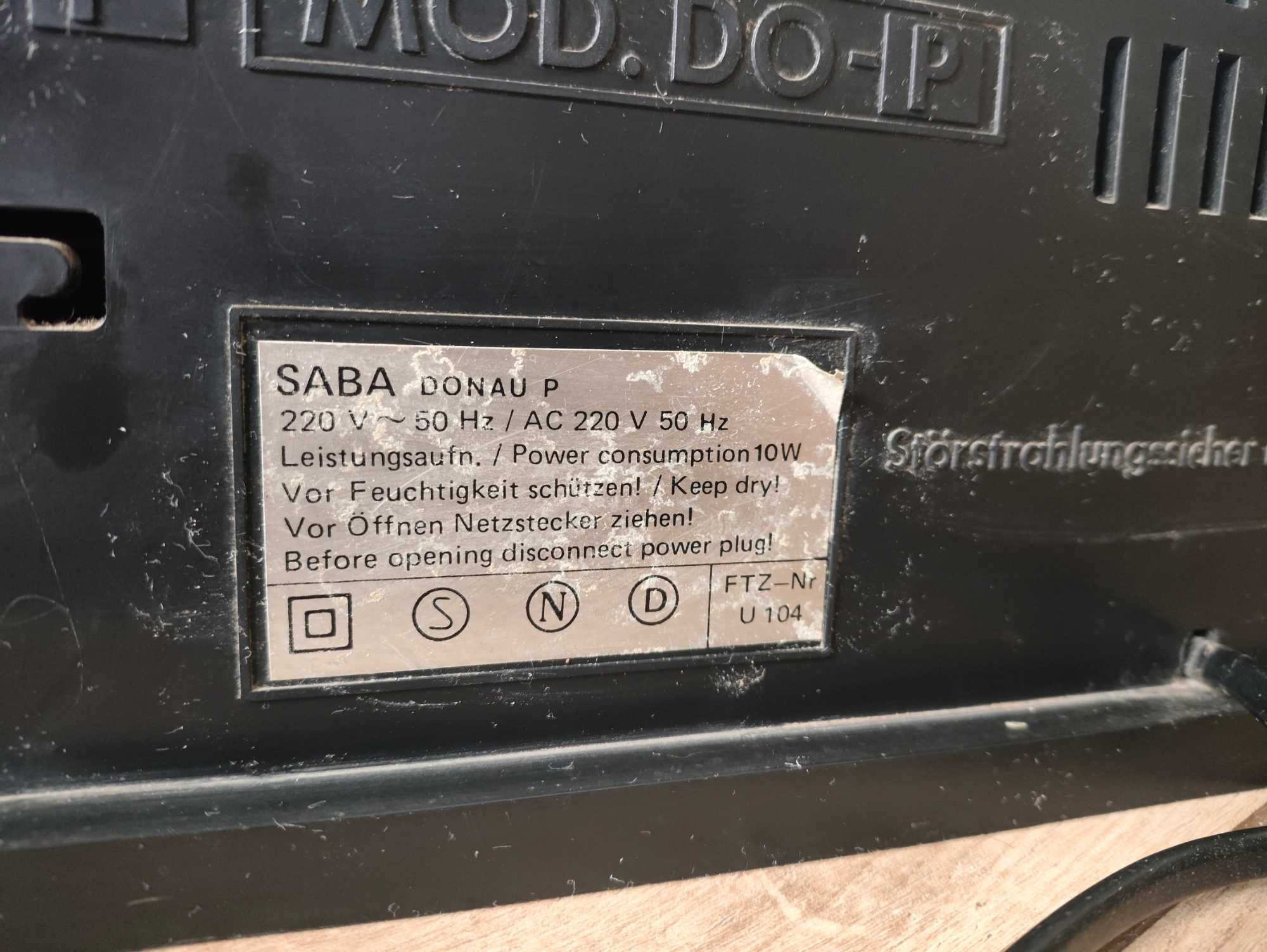 Retro Radio SABA Donau P