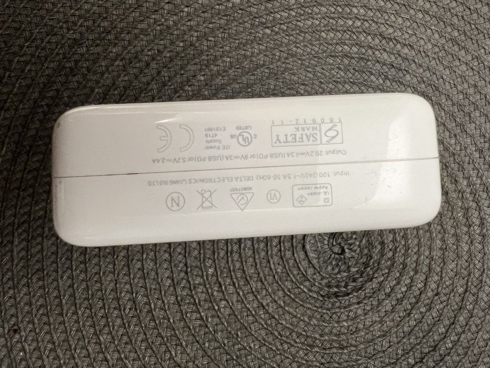 Apple usb-c power adapter 96w зарядка