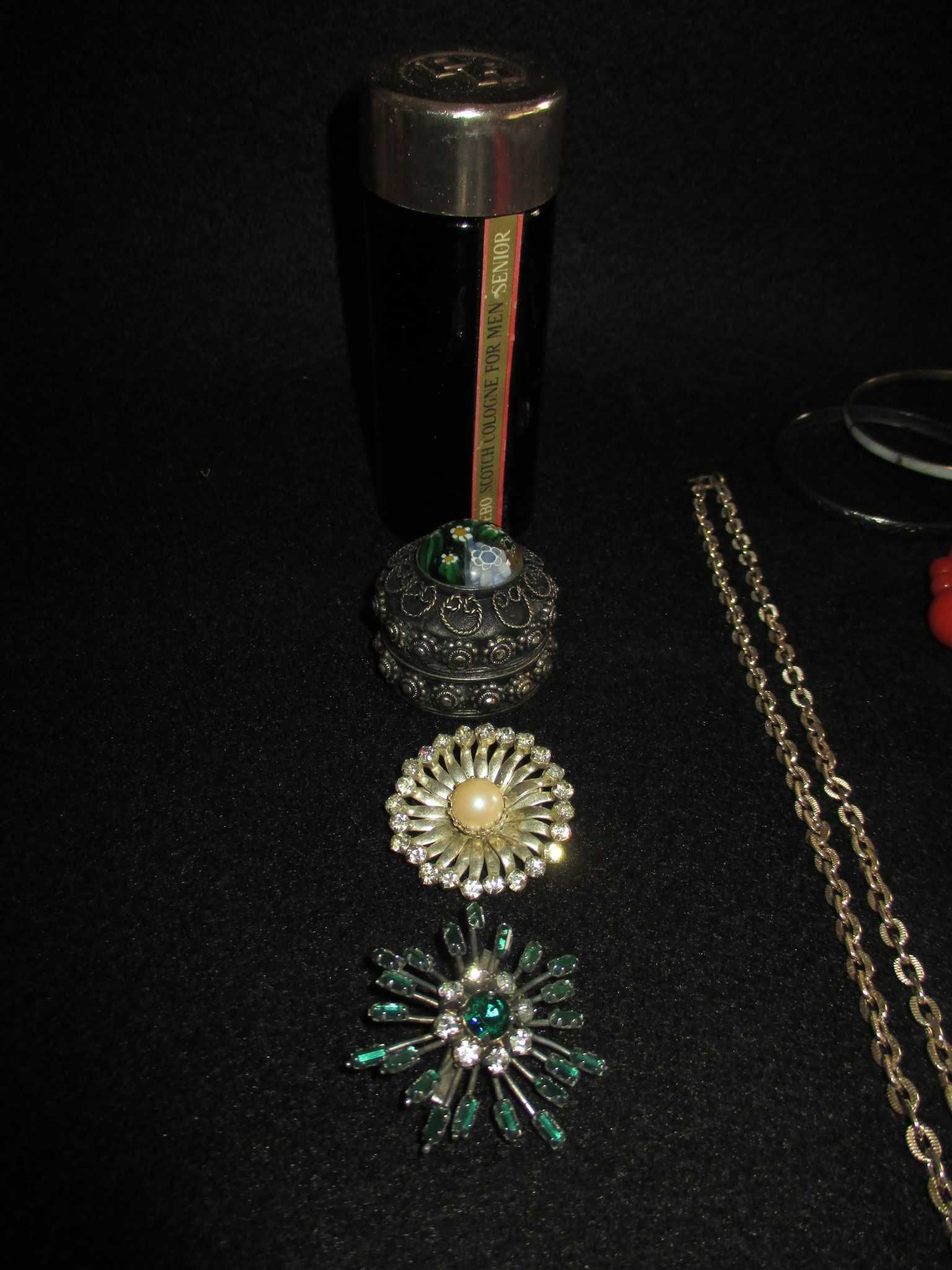 Conjunto de Bijuteria pulseiras colares relógio prata