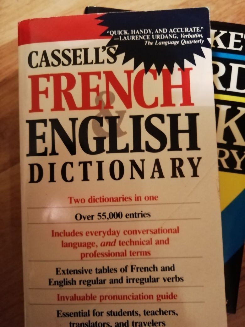 Słownik japońsko - angielski, francusko angielski