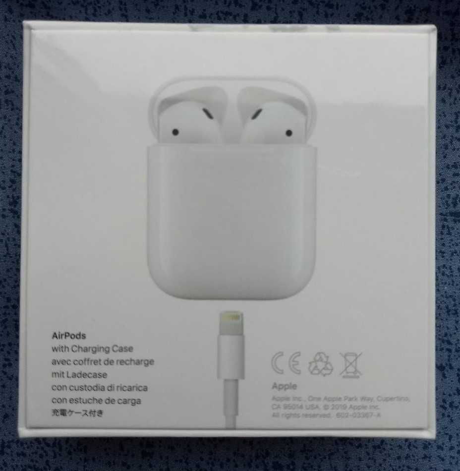 NEW Бездротові навушники AirPods 2 with Charging Case (MV7N2AM)