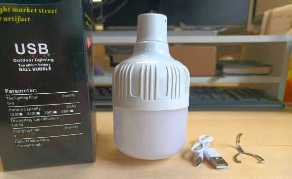 Портативне освітлення USB LED світильник лампа 60Вт туристична