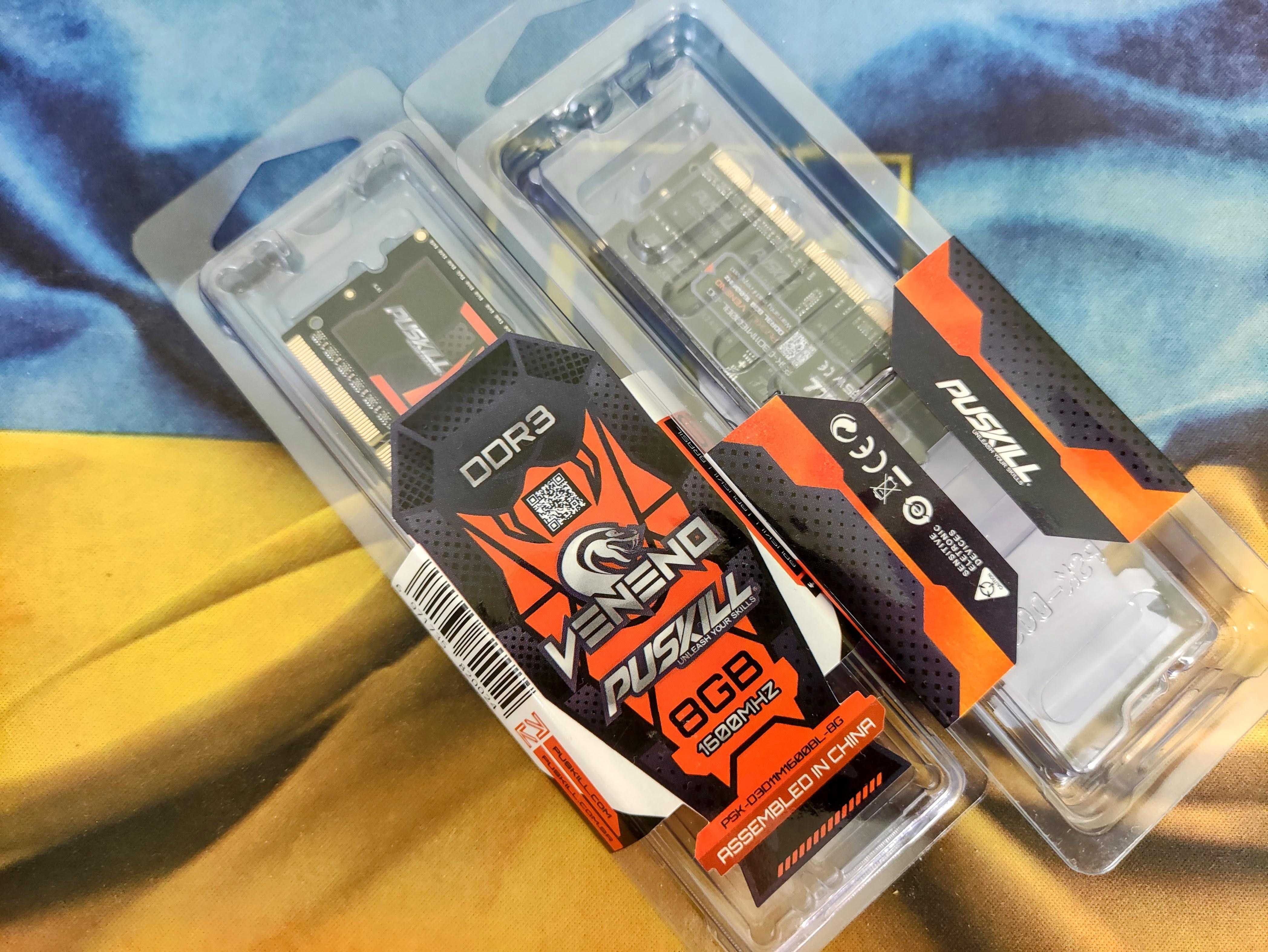 Нова оперативна пам'ять для ноутбука DDR3L Sodimm 8 gb