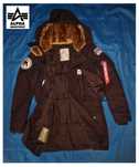 Alpha Industries N-3B Arctic Polar Jacket Parka Kurtka Zimowa Damska S