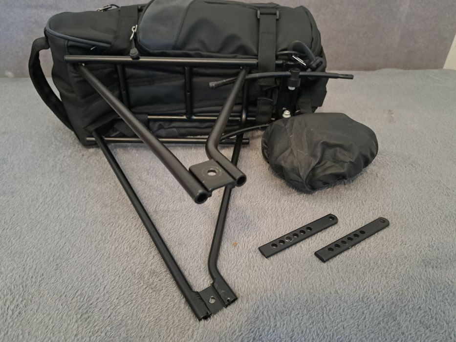 Bagażnik rowerowy Author + Torba/sakwa na bagażnik 15L czarne NOWE