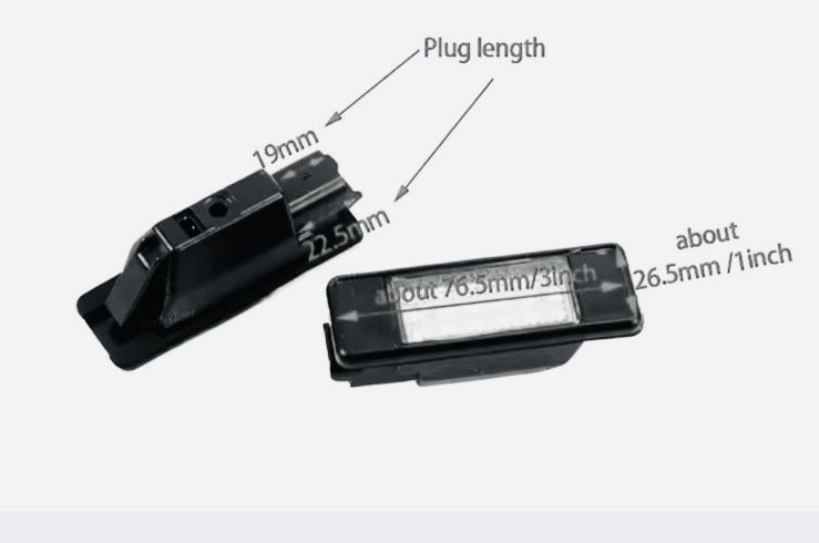 Подсветка номера Peugeot Expert 807 3008 CitroenC2 C3 C4 C5 C6 C8