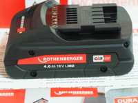 Bateria ROTHENBERGER 18v 4Ah akumulator zaciskarka pila klucz mafell