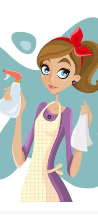 Faço limpezas de casas, escadas.