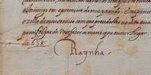 MUITO RARA Carta Régia de 1658 da Rainha Regente D. Luísa de Gusmão!!!