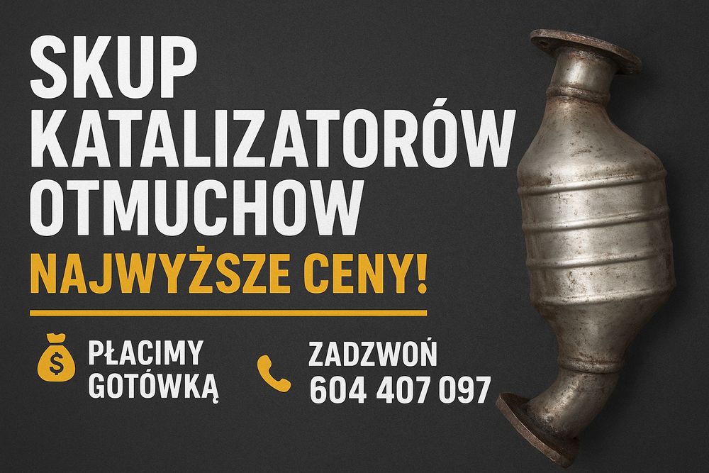 Skup katalizatorów i sond lambda – najwyższe ceny! Otmuchów i okolice