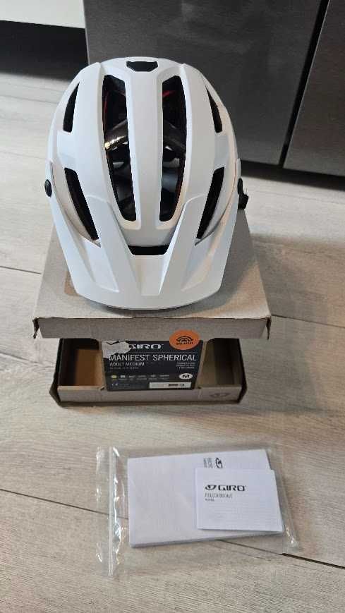 Kask Rowerowy MTB Giro Manifest Mips Spherical Matte White M 55-59 cm