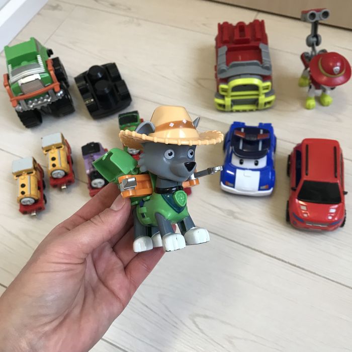 Паровозик/потяг Томас, Щенячий патруль, машинка Тобот