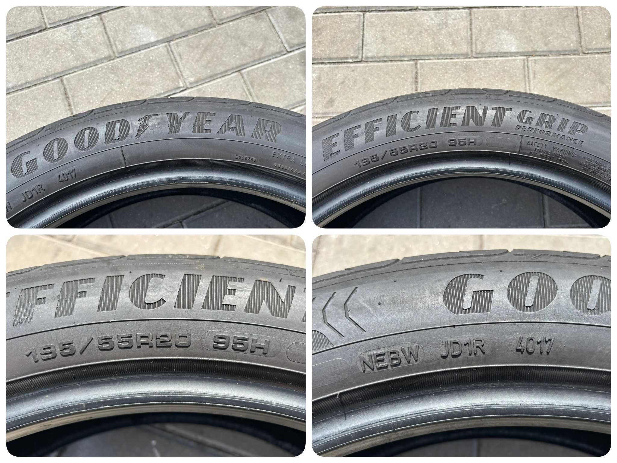 2X Opony Letnie 195/55R20 95H Goodyear EfficientGrip Performance 5.2MM