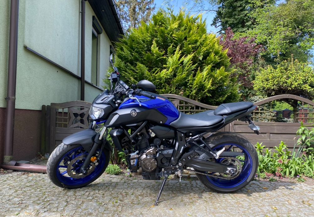Yamaha MT07 2019 r 8000 km przebiegu