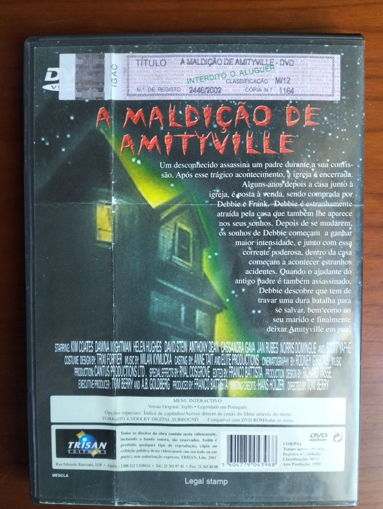 DVD A Maldição de Amityville
