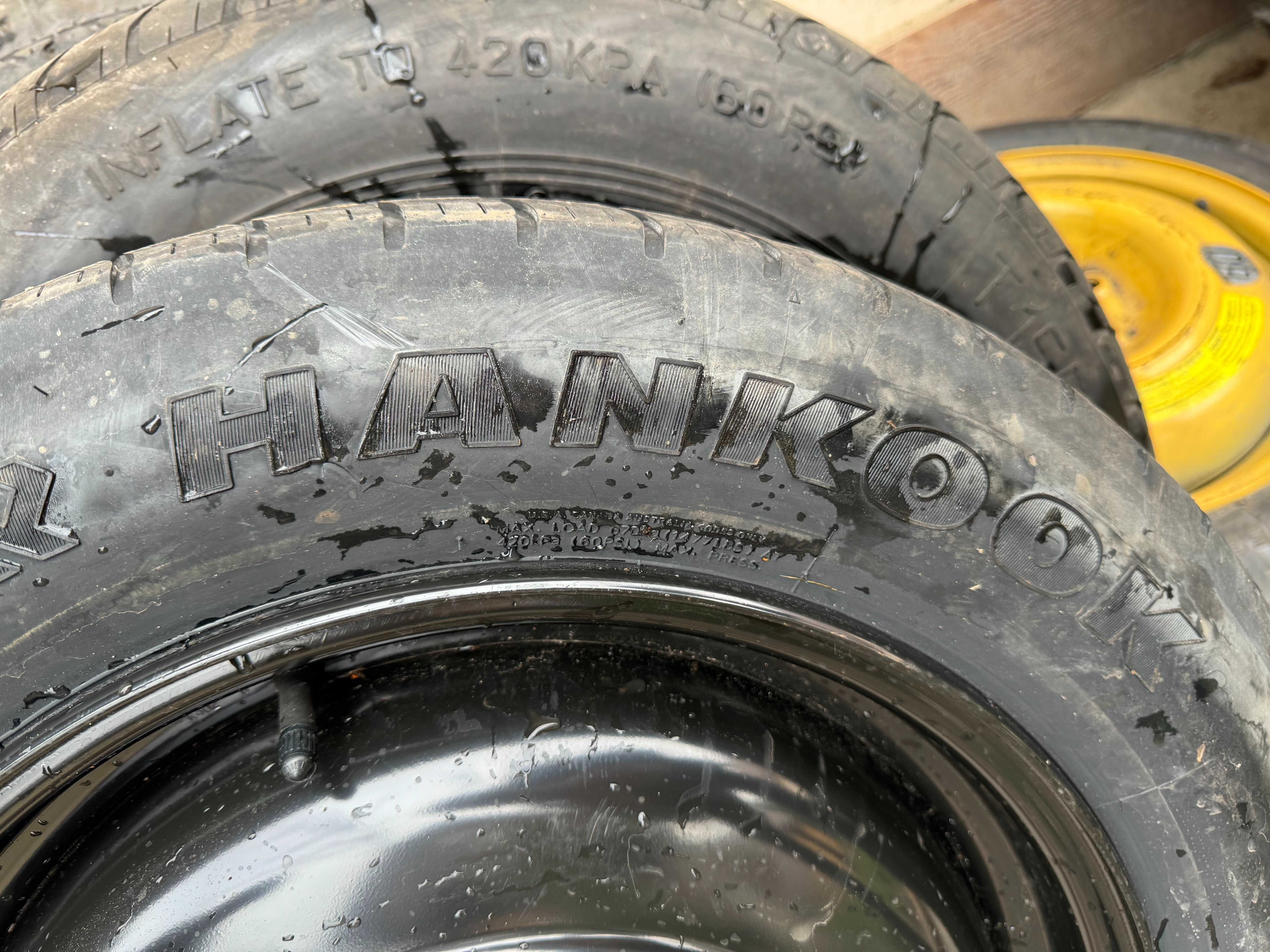 Докатка нова R17 5*114,3, шина HANKOOK 135/90 R17 - на японські авто