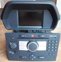 Radio CD50 Phone + wyświetlacz GID + daszek Opel Meriva A wylogowane
