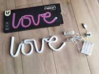 Napis ledowy Love