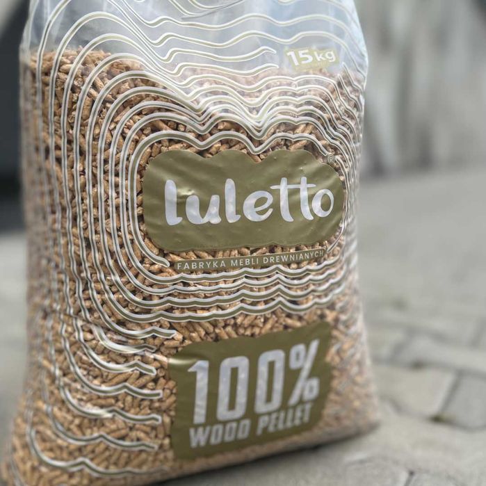 PELLET Luletto najwyższa jakość 100% sosna Najlepszy z najlepszych