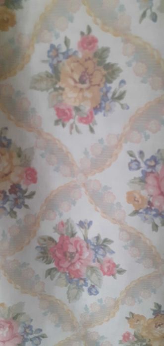 Zaslony długie bawełniane kwiaty