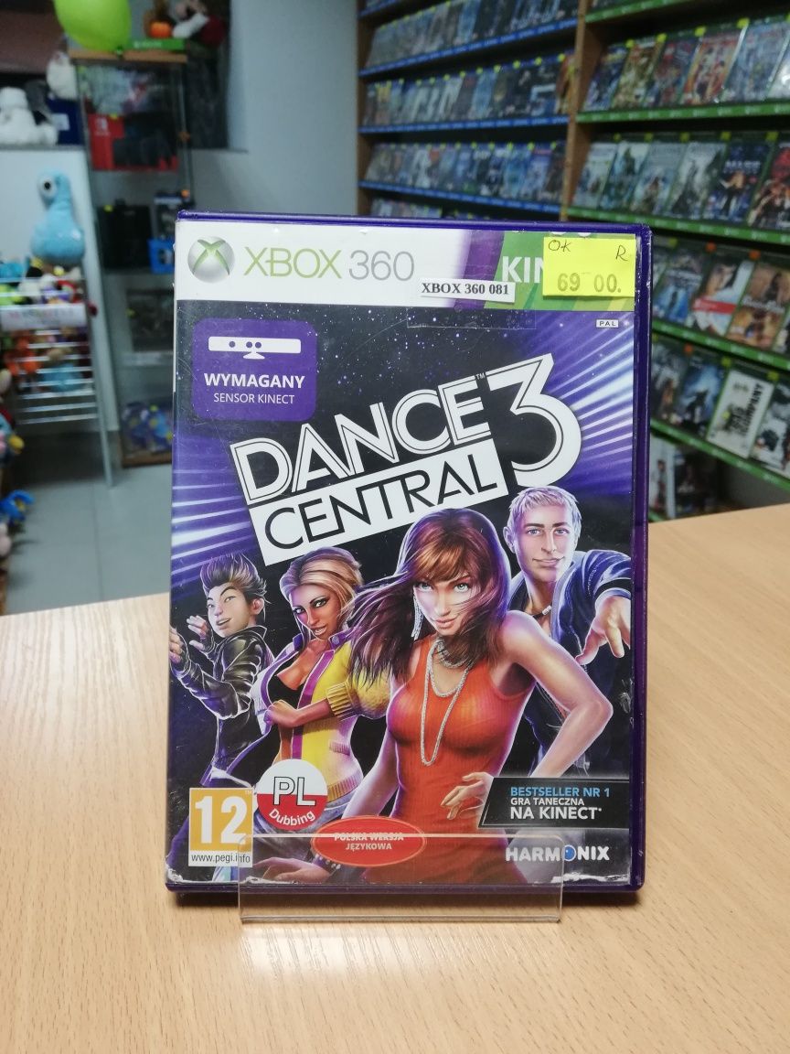 XBOX 360 Dance Central 3 PL Kinect Ładny Stan Płyty