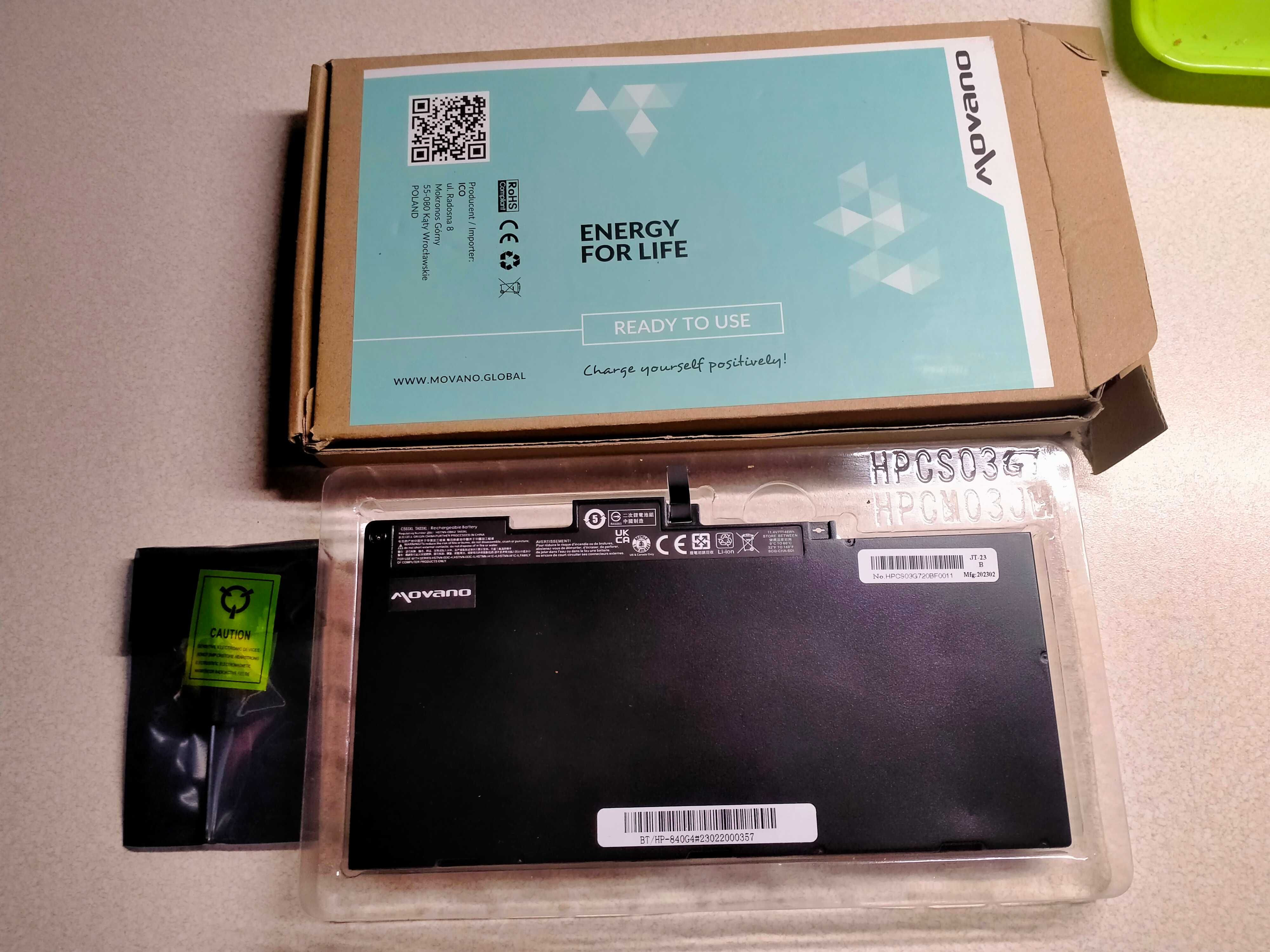 Bateria TA03XL do HP EliteBook  G4