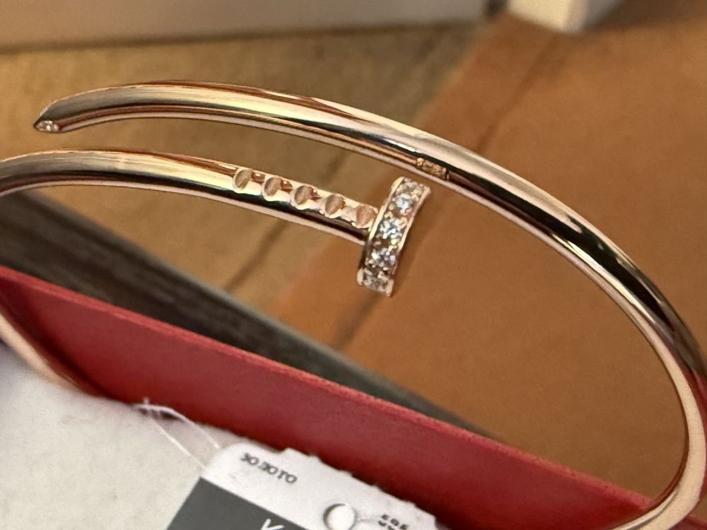 Золотой браслет гвоздь Cartier 585 проба акция распродажа