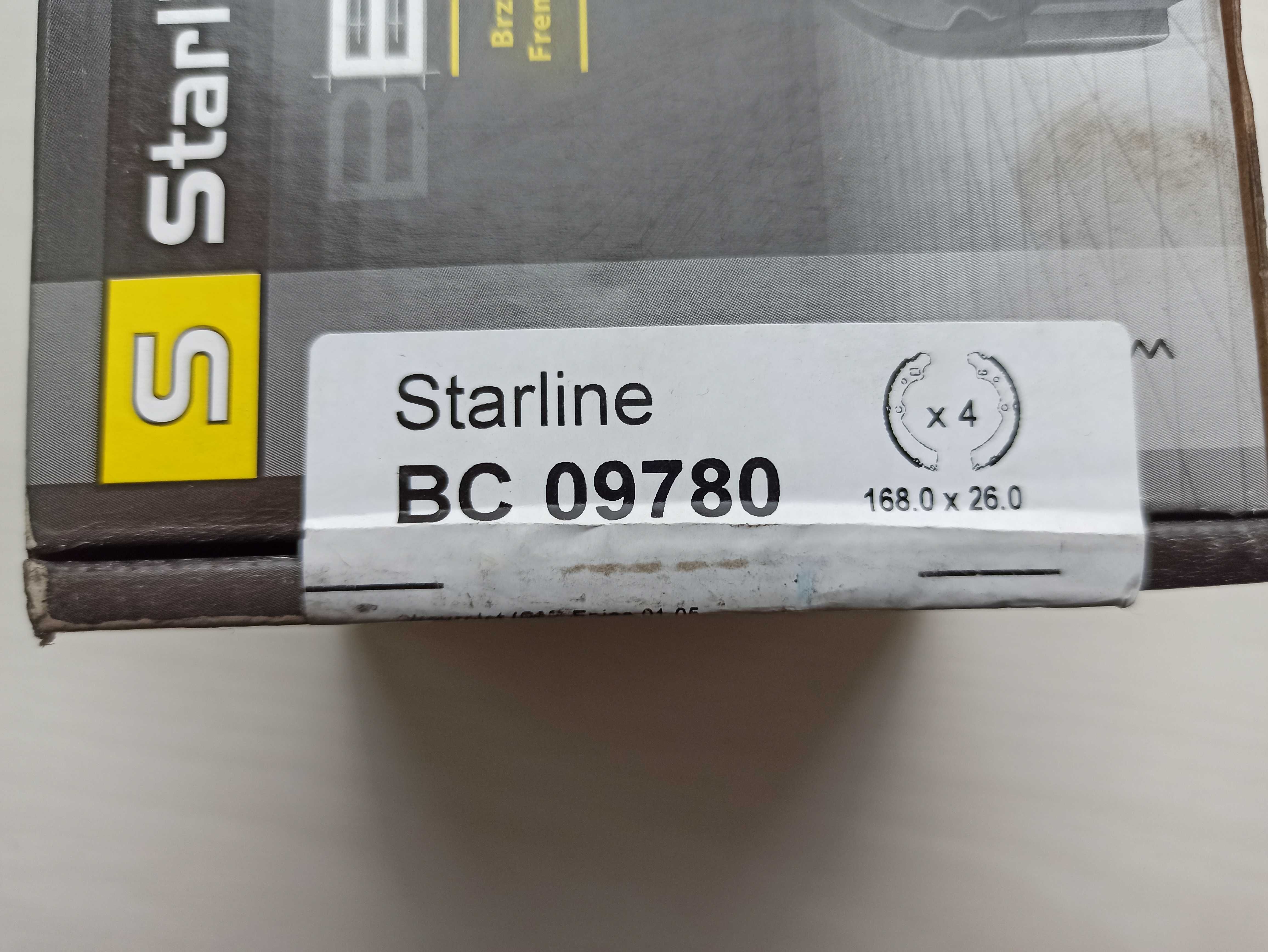 Колодки тормозные барабанные, Starline BC 09780