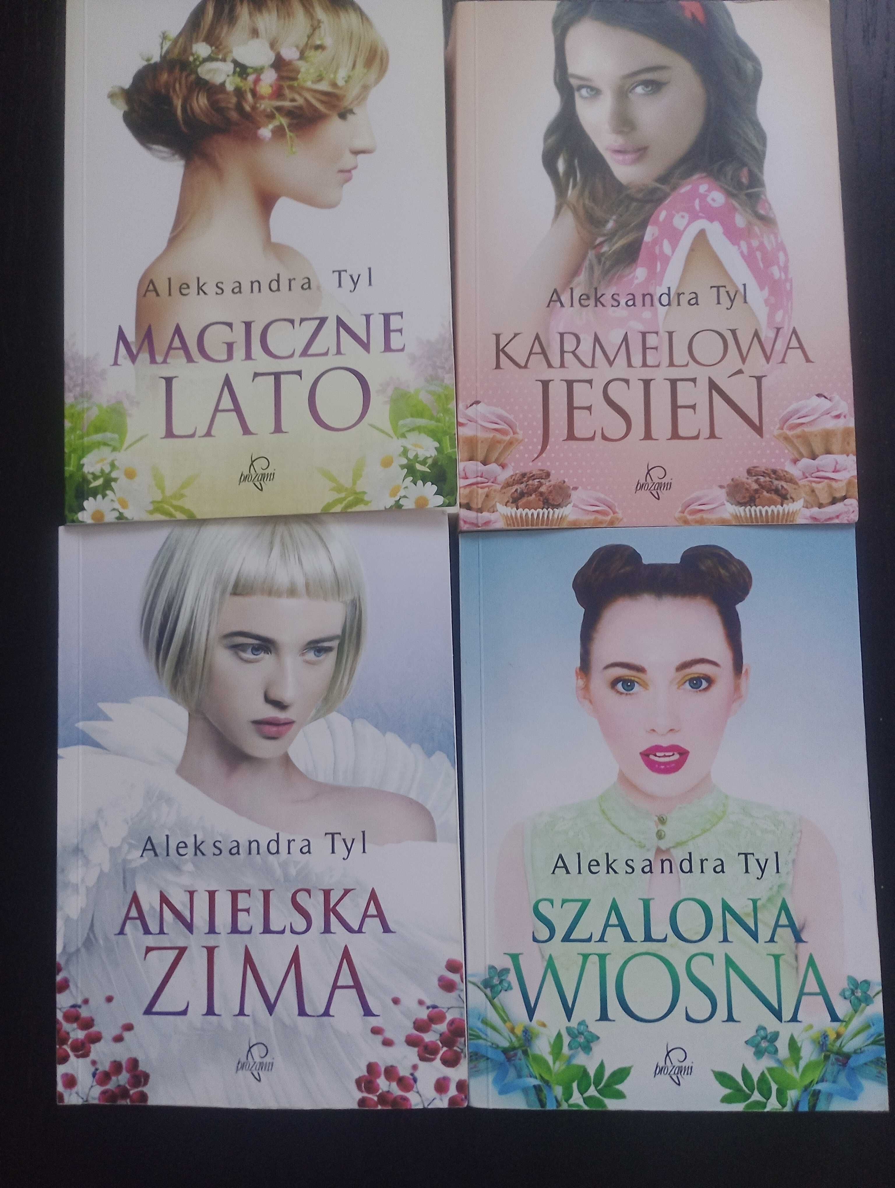 Aleksandra Tyl zestaw 4 książek Magiczne lato, Karmelowa jesień, Zima