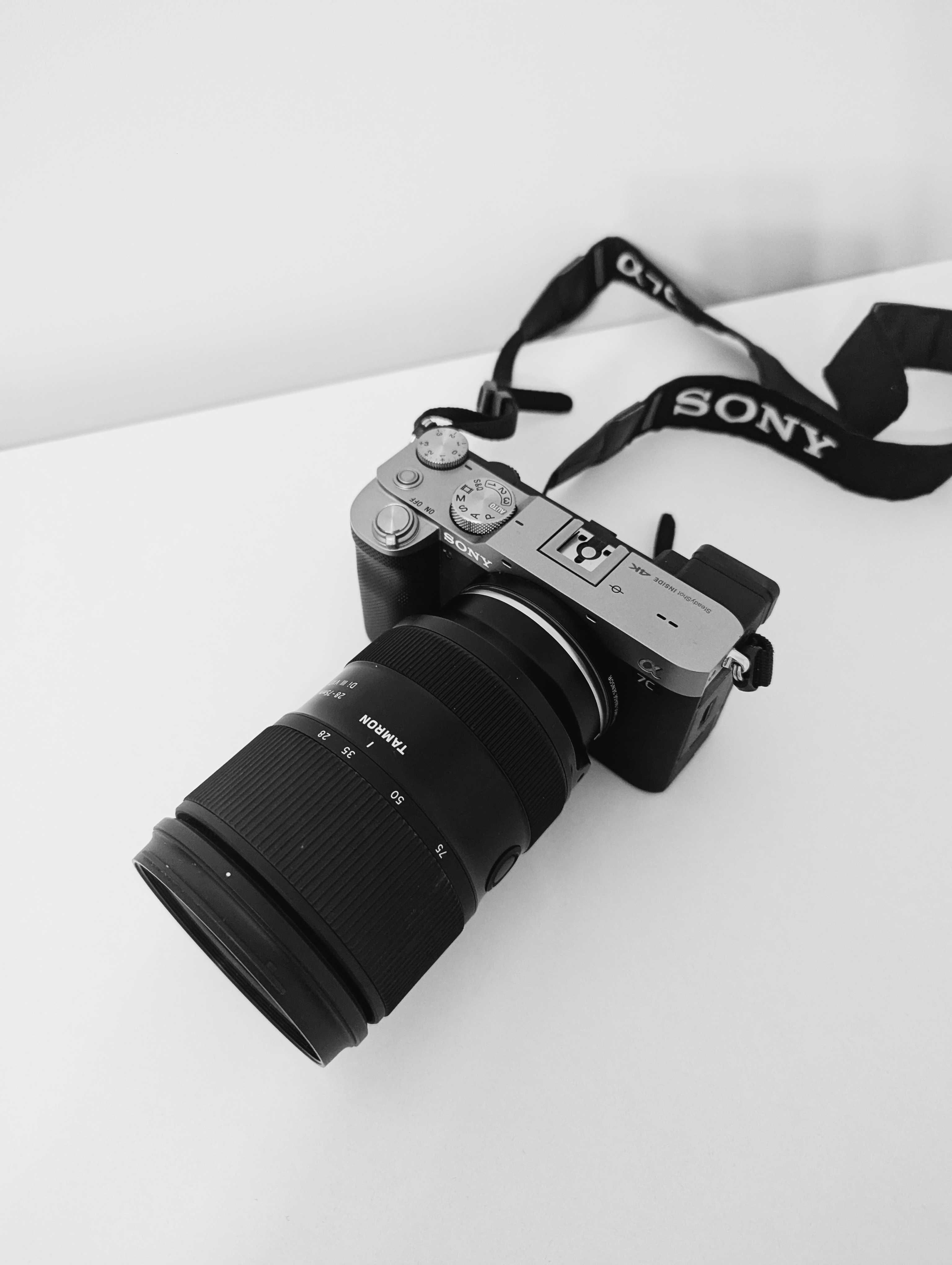 Sony A7C (I generacji) + Tamron 28-75mm F/2.8 Sony E – stan idealny