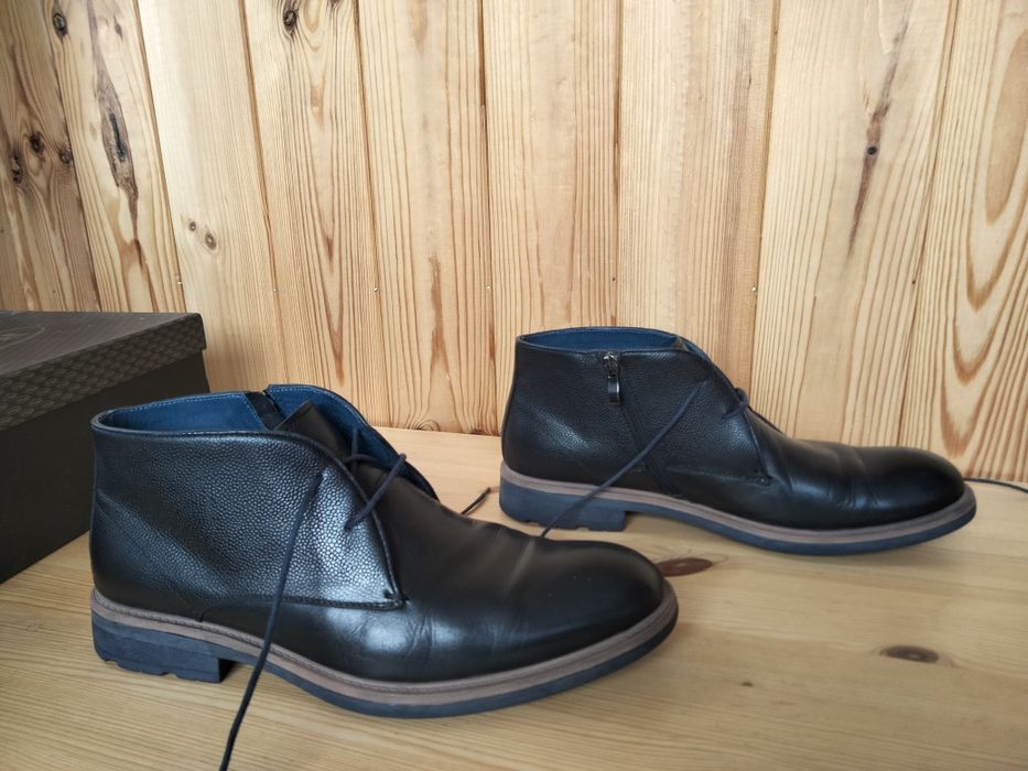 Sprzedam męskie trzewiki skórzane firmy Lanquier