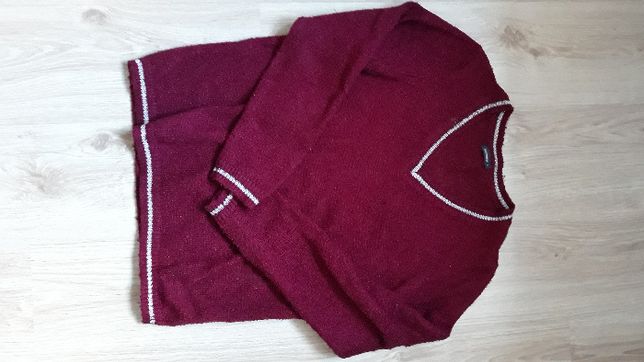 Sweter bordowy rozmiar L (bardziej M)
