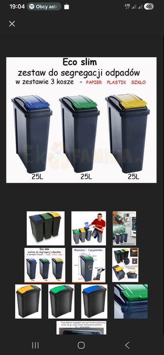Kosze do segregacji