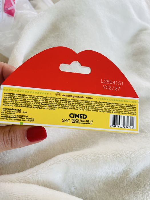 Gloss hidratante labial Carmed Cereja