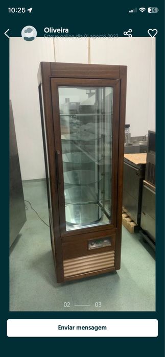 Vitrine expositora sobremesas