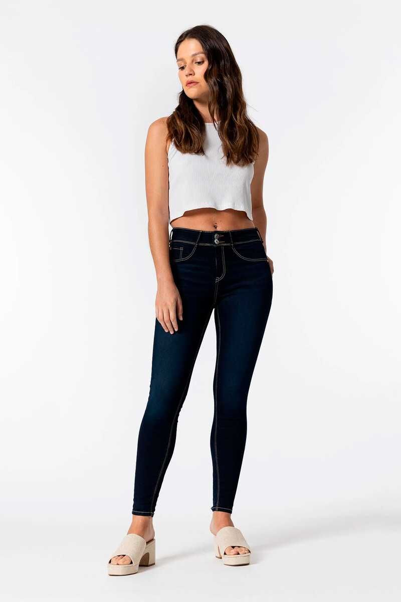 Jeans One Size Skinny Classic High Waisted Tiffosi