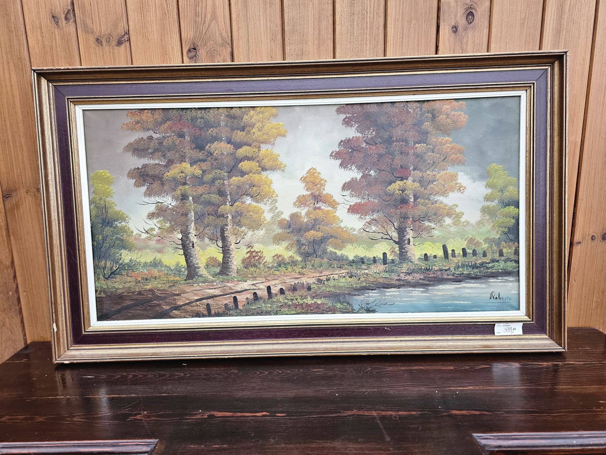 Obraz malowany na płótnie jesień 117 x 66 cm #1518 Stylowy Węgrów