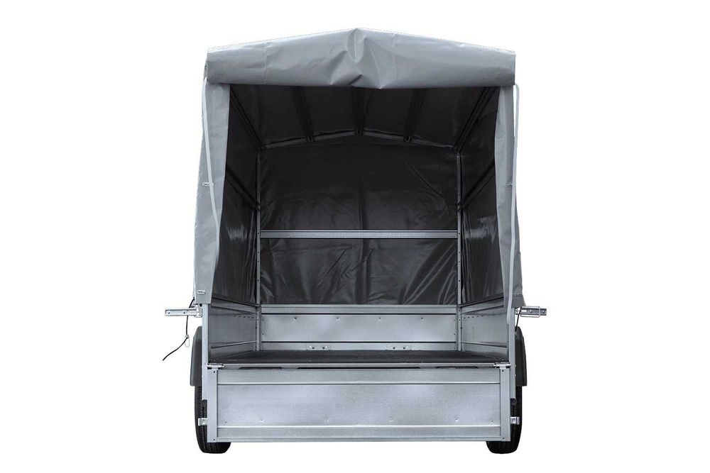 Przyczepka samochodowa GARDEN 264 KIPP 264x125 stelaż H1100 pokrowiec