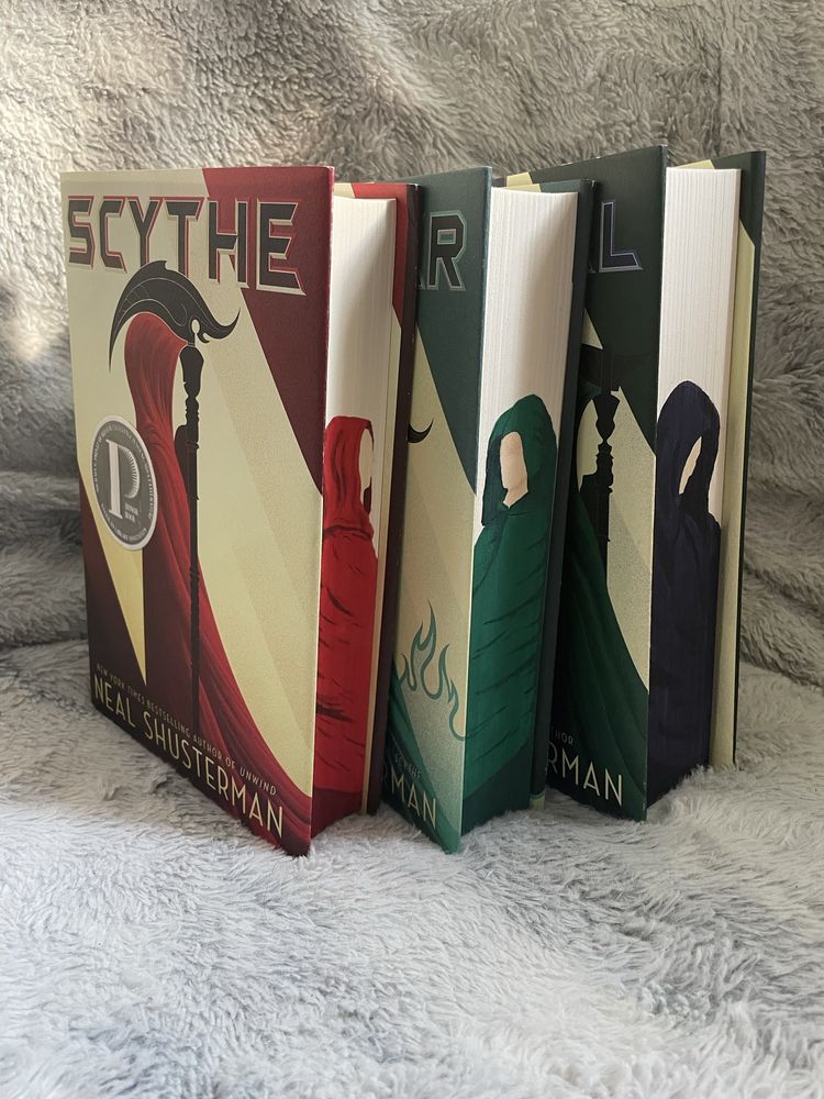 Neal Shusterman seria Kosiarze po angielsku - ręcznie malowane brzegi